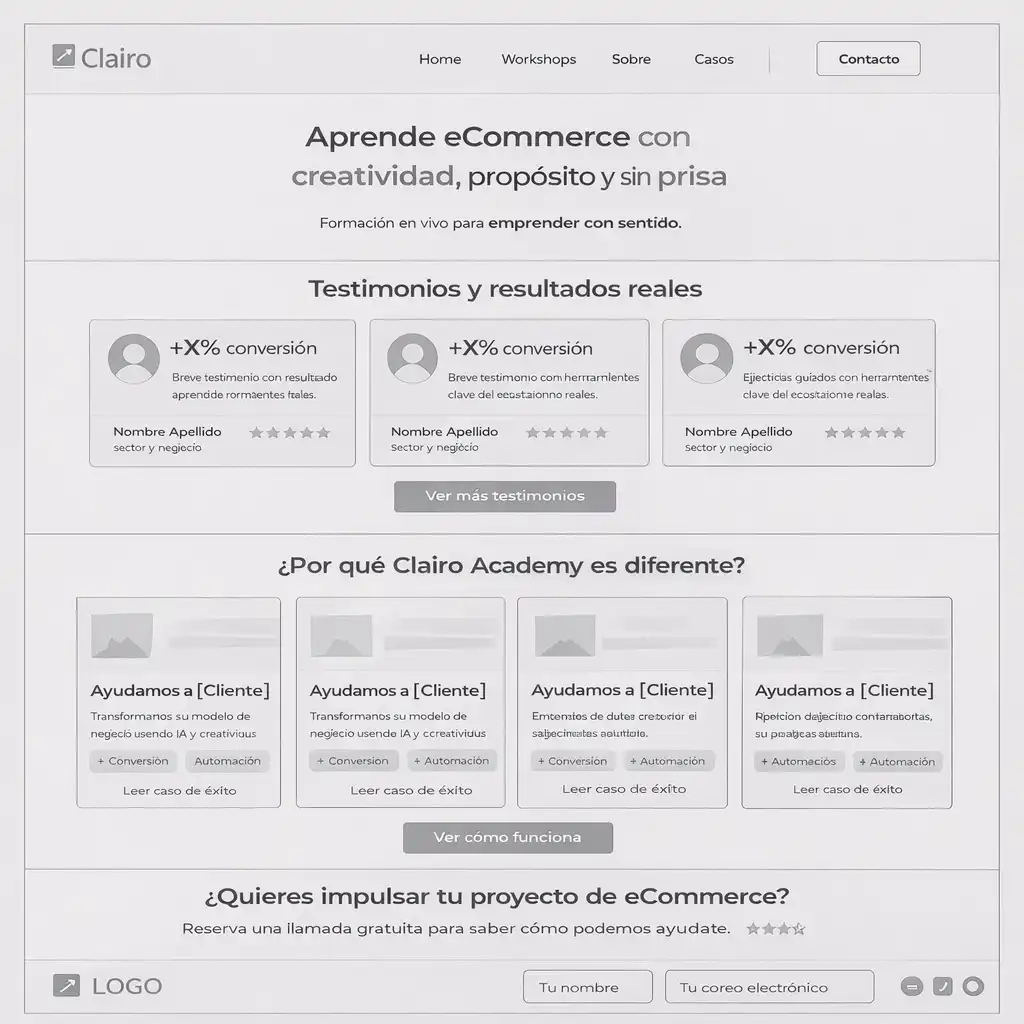 Componentes Clairo Academy